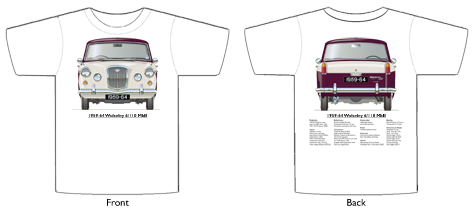 Wolseley 6/110 MkII 1961-64 T-shirt Front & Back